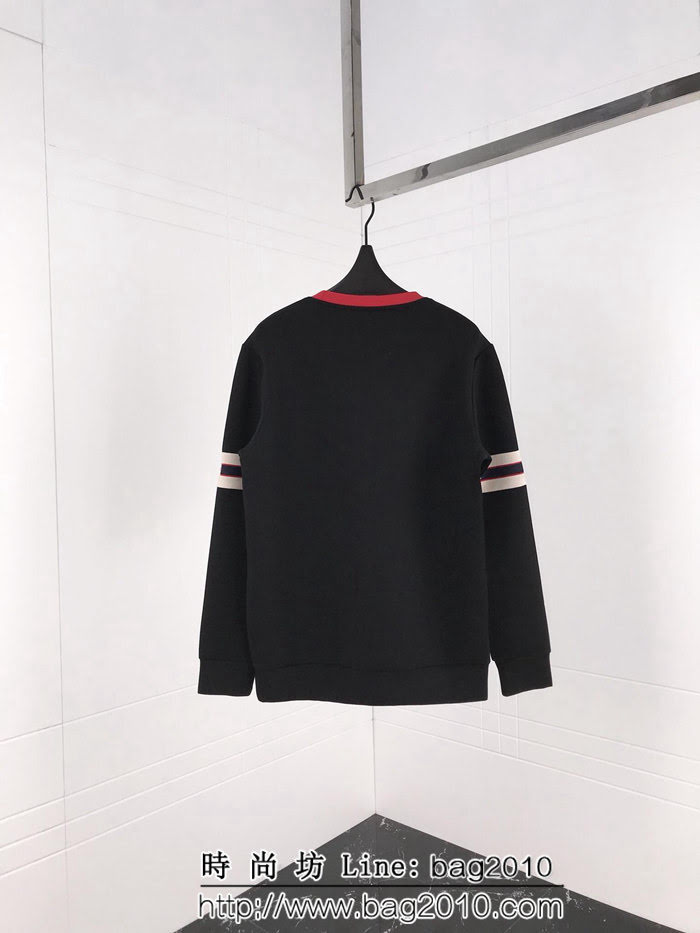 GUCCI古馳 18ss秋冬新款 胸口G家狼頭圖案 太空棉衛衣 情侶款 ydi1406